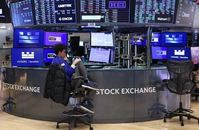 Instalaciones de la Bolsa de Valores de Nueva York. Foto 