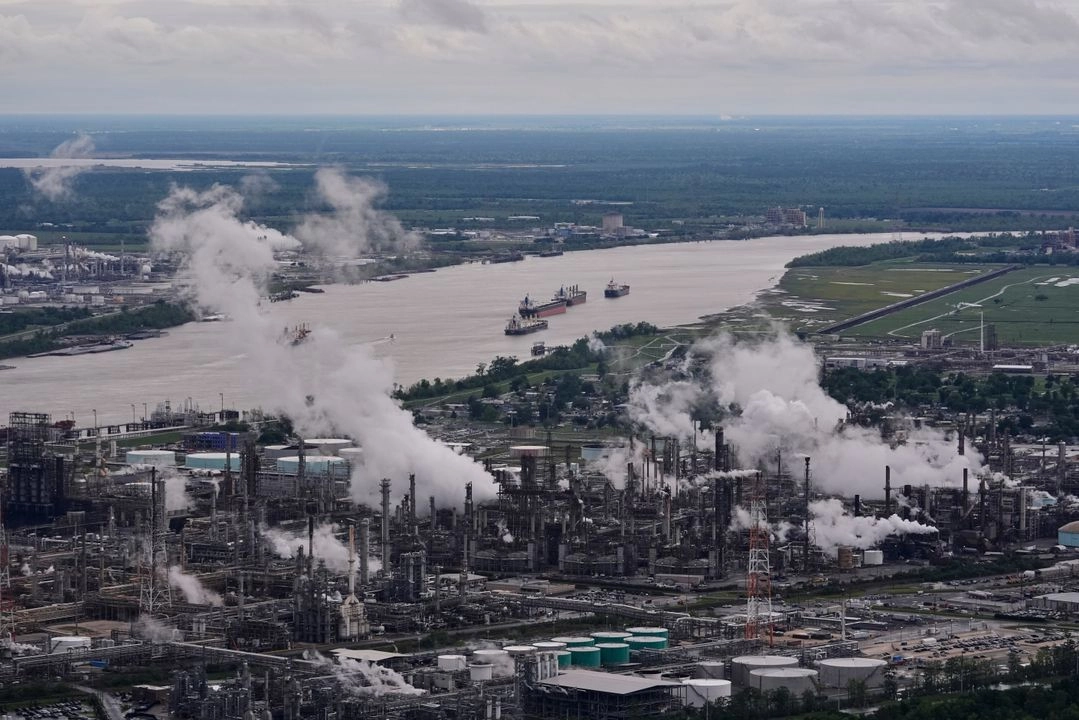 Refinería de Shell en Norco, Luisiana, el 7 de abril de 2025. Foto 