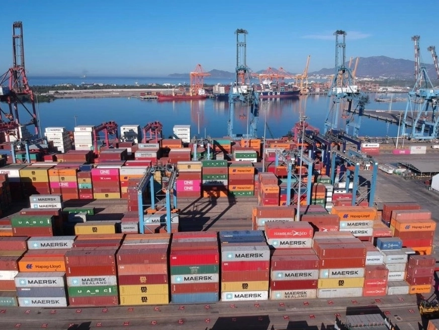 Terminal de contenedores en el puerto de Manzanillo. Foto cortesía 